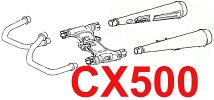 CX500 EXHAUST MUFFLER