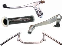 Handlebar, grips, Lightconsoles, pedals