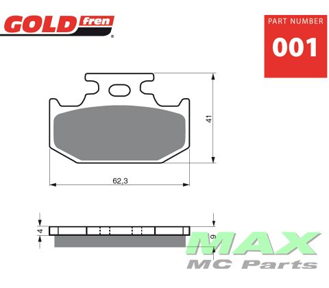 Gold-Fren Bremseklodser