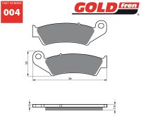 Gold-Fren Bremseklodser