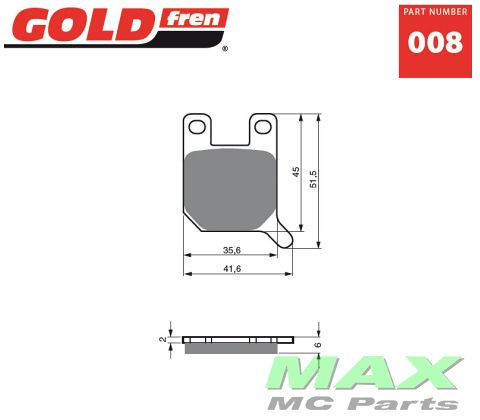 Gold-Fren Bremseklodser