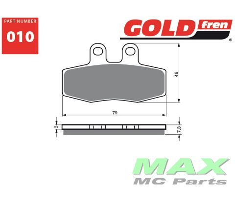 Gold-Fren Bremseklodser