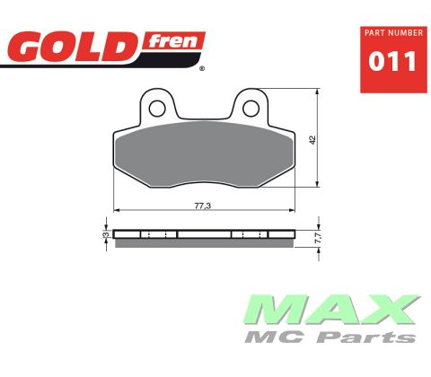 Gold-Fren Bremseklodser