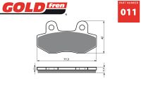 Gold-Fren Bremseklodser