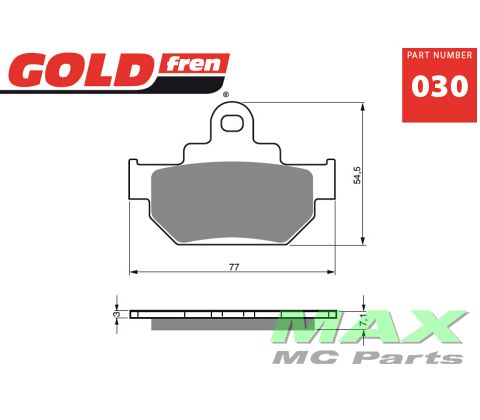 Gold-Fren Bremseklodser