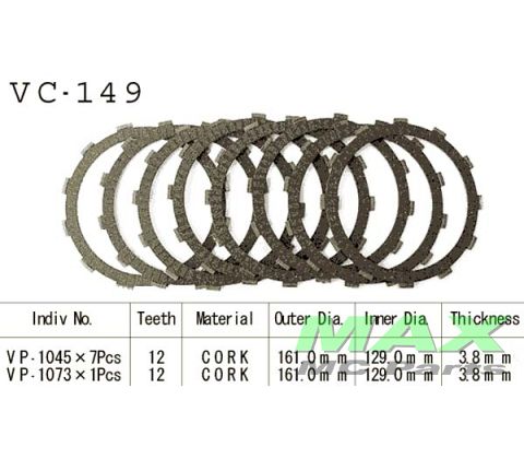 Koblingsplader CB750F CB900F CB1100F