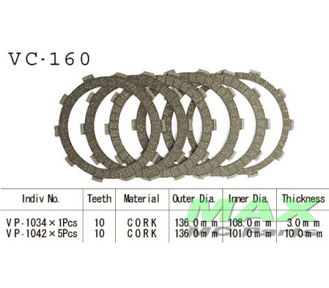 Koblingsplader(6) VESRAH VT500
