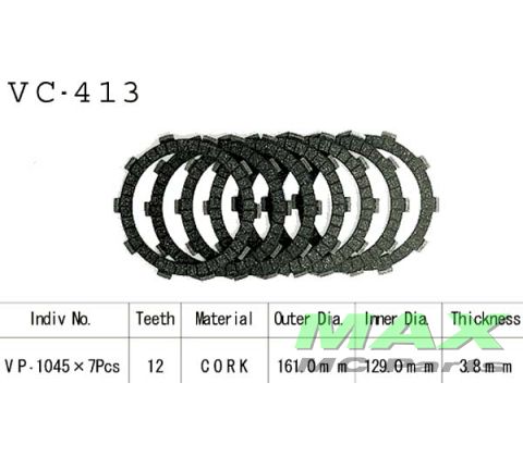 Koblingsplader (7PCS) GPZ750A Z650B Z750