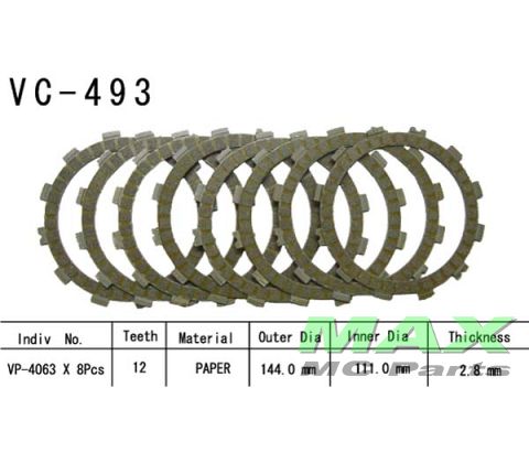Koblingsplader VESRAH KX250F RMZ250