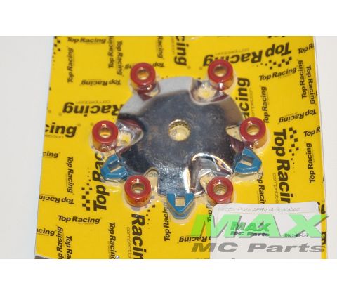 Bagplade til variator