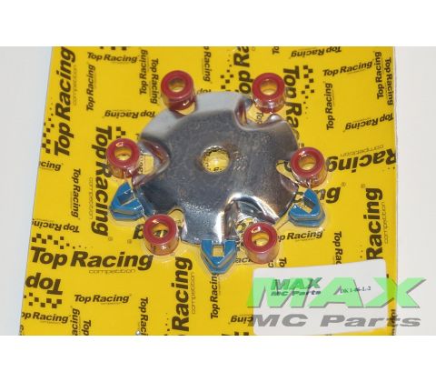 Bagplade til variator