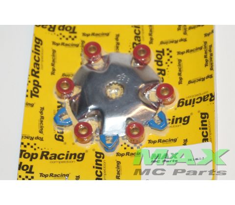 Bagplade til variator