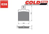 Gold-Fren Bremseklodser