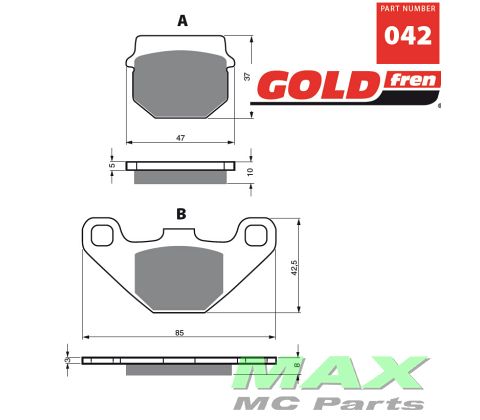 Gold-Fren Bremseklodser