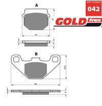 Gold-Fren Bremseklodser
