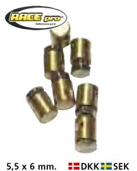 Nippel-skruer STK-5,5x6MM -MESSING/STEEL