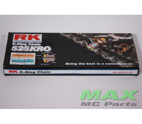 RK Kæde 525KRO-124 STD. O-RING