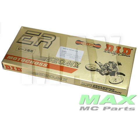 DID Kæde 520MX -118R  TOP PROFF GULD