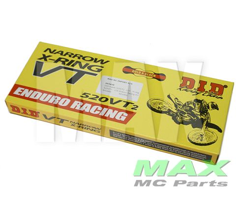 DID Kæde 520VT2-120X GULD*USE:053459*