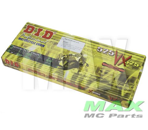 DID Kæde 525VX -116 Pro X-ring GULD