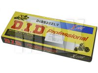 DID Kæde 532ZLV -114 Pro Street  X-ring 