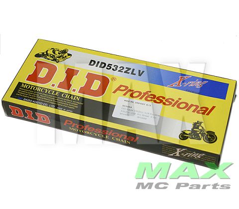 DID Kæde 532ZLV - PRO STREET 118 X-ring