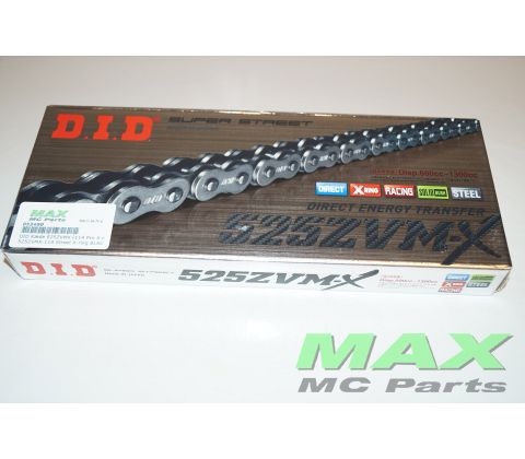 DID Kæde 525ZVMX -118 Pro X-ring BLACK
