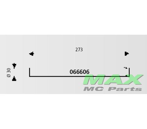 Forgaffelben  30mm x 273mm BWs50