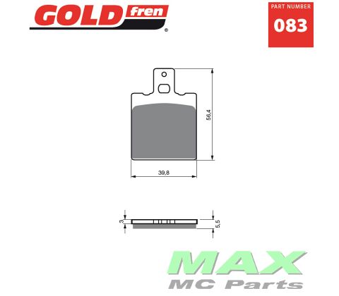 Gold-Fren Bremseklodser