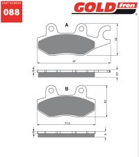 Gold-Fren Bremseklodser