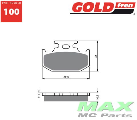 Gold-Fren Bremseklodser