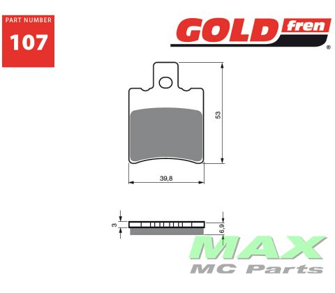 Gold-Fren Bremseklodser