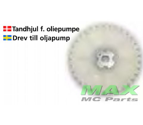 Nylonhjul f. oliepumpe