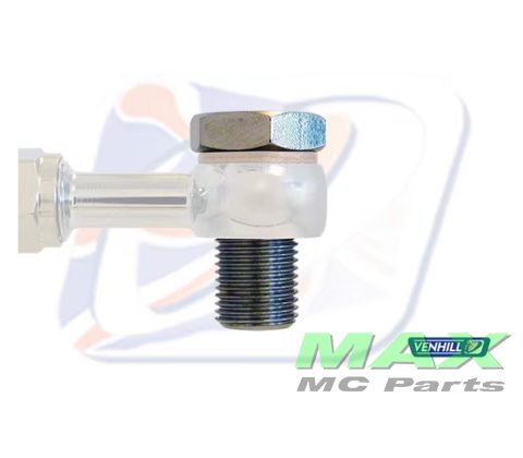 Banjo bolt 1/8 BSP  CHROM SINGLE