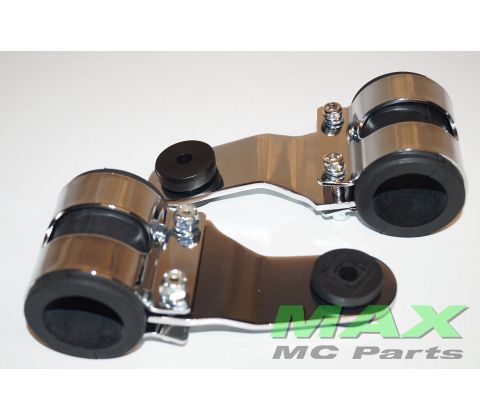 Lygteholder  CROM/STEEL Ø30/38 MM