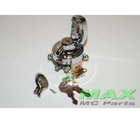 Chrom Tændingslås LUX 5-POLE