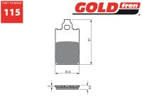 Gold-Fren Bremseklodser