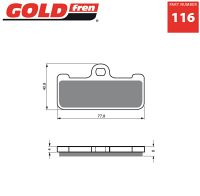 Gold-Fren Bremseklodser