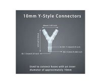 Y-samling - Ø3/8  SLANGE 9-10MM