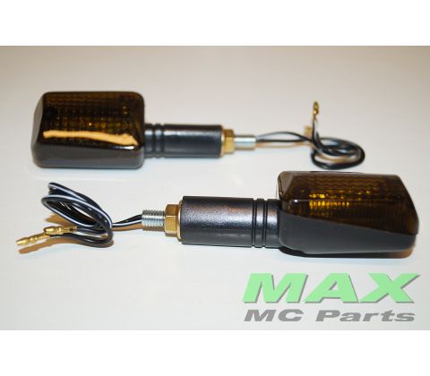 Mini Blinklys LANG SORT 2 STK -HALOGEN