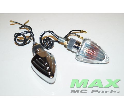 Mini Blinklys SET HALOSTAR CROM -SHORT