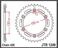 JT Bagkædehjul - JTR1249-51 -428