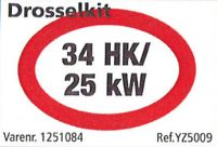 DROSSEL-KIT  34 HK