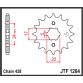 JT Fortandhjul - JTF1264.16 CBF125 09-14