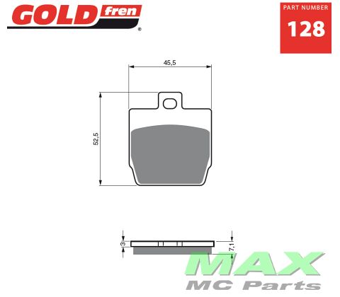 Gold-Fren Bremseklodser