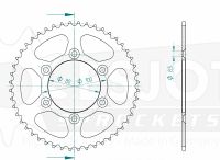 Bagtandhjul ESJOT 48T RIEJU SM50RR