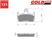 Gold-Fren Bremseklodser
