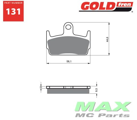Gold-Fren Bremseklodser