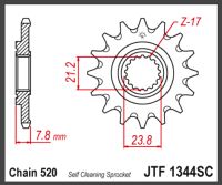 JT Fortandhjul - JTF1344.13SC CRF250 18-