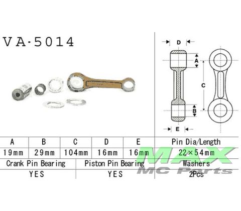 Plejlstang kit  HONDA CR150R 90-07